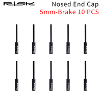 RISK 4mm 5mm Bicycle Brake Cable End Cap MTB Road Bike Shift Hosing 10 PCS Dustproof Plug Dust Cover Bicycle Parts