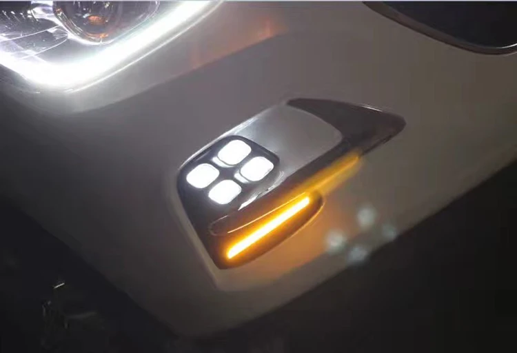 Video Display Car Bumper Lamp For Chevrolet Cavalier Daytime Light LED 2017~2019year Car Accessories Daylamp Cavalier Fog Lamp