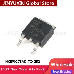 10Pcs NCEP0178AK NCEP0178 SMT TO-252 MOSFET field-effect transistor N-channel 100V 78A IC Chip Wholesale