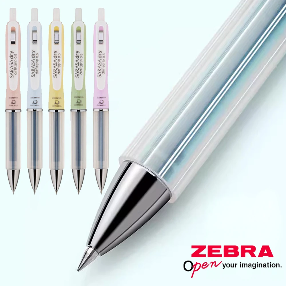 

Японская гелевая ручка ZEBRA Flower Limited JJZ49, быстросохнущая, против усталости, мягкая резиновая гладкая ручка для подписи, офисные канцелярские принадлежности для учебы
