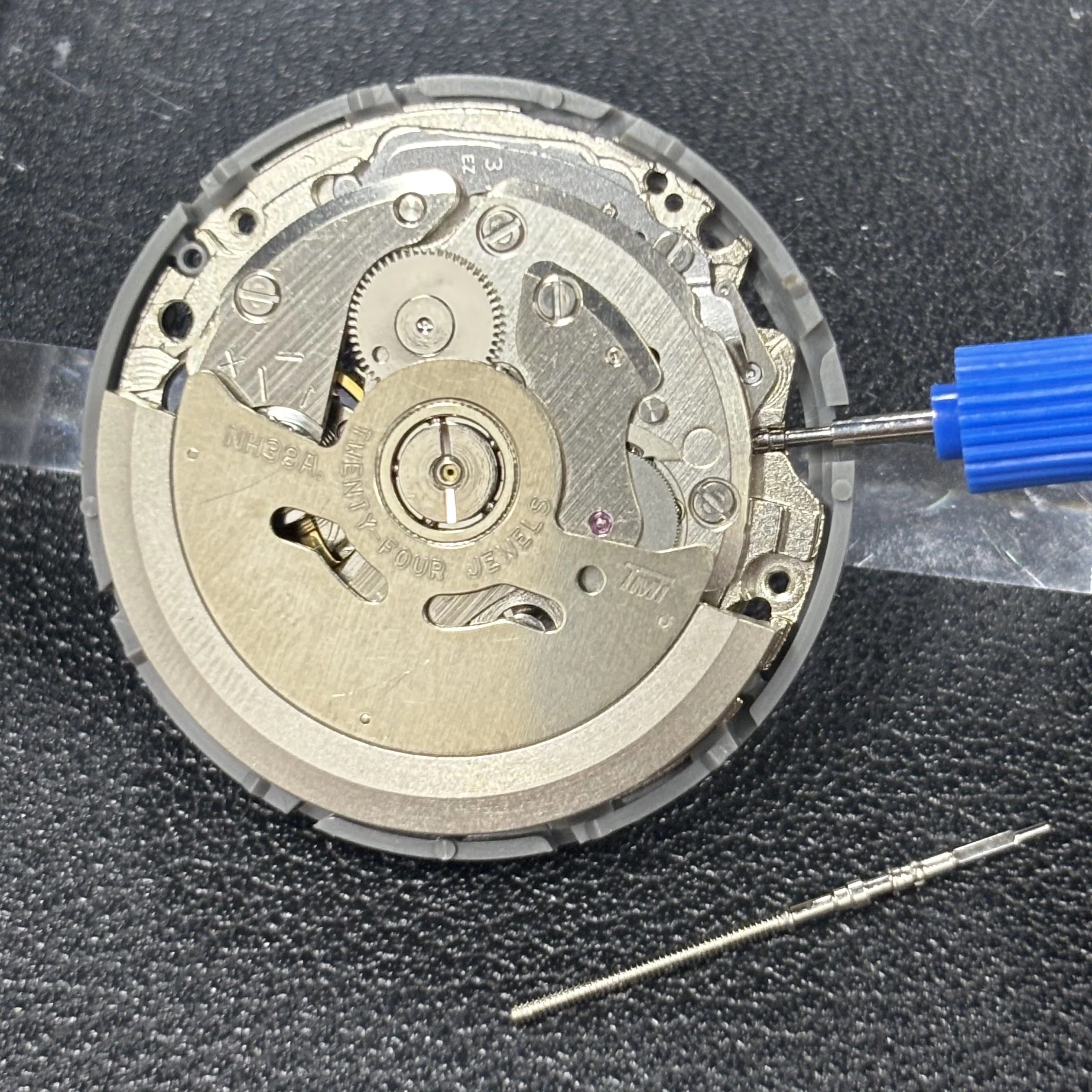 اليابان حقيقية NH38A الحركة الميكانيكية وزارة الدفاع ساعة أوتوماتيكية عالية الدقة NH38 أعلى إصلاح أجزاء حركة NH38 #3