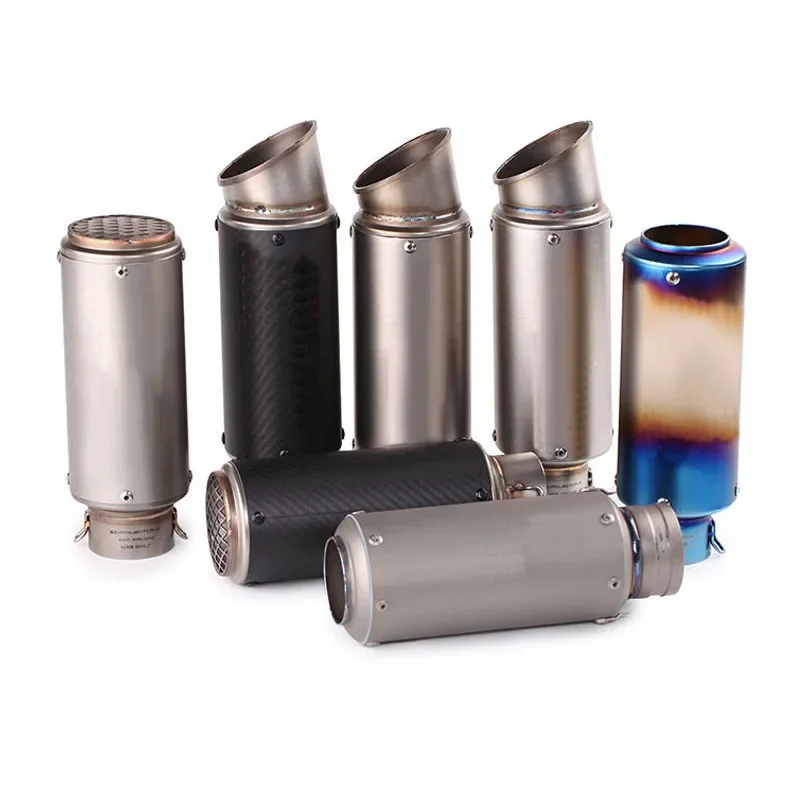 

Universal Motorcycle Exhasut sc Muffler Modified Pipe Racing-project Tube For Yamaha Z750 800 900 CBR300 FZ6 Nmax CBR600RR ER6N