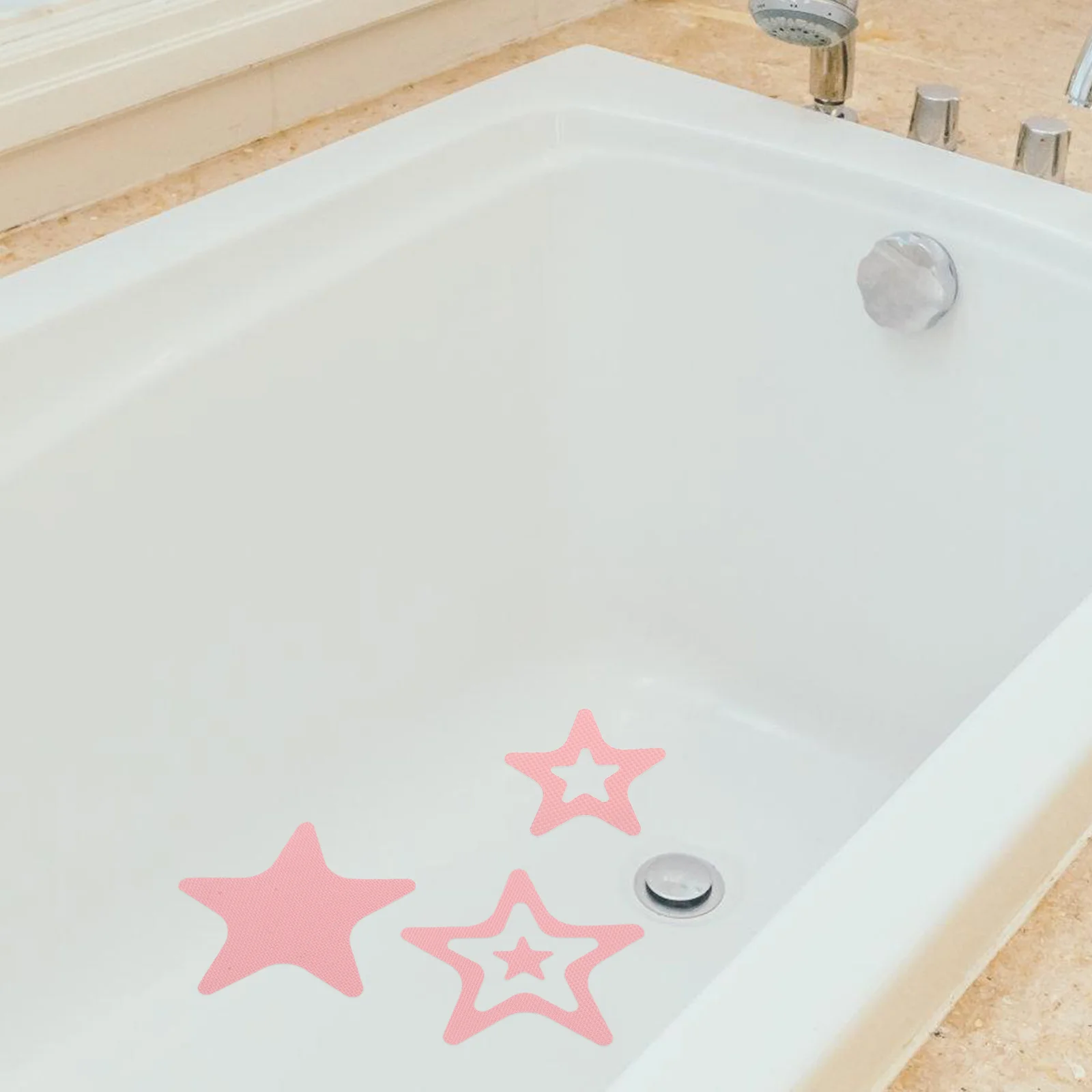 12Pcs Bathtub Anti Slip Stickers Star Non Slip Shower Stickers Bathroom Accessories Shower Floor Bath Tub Mats