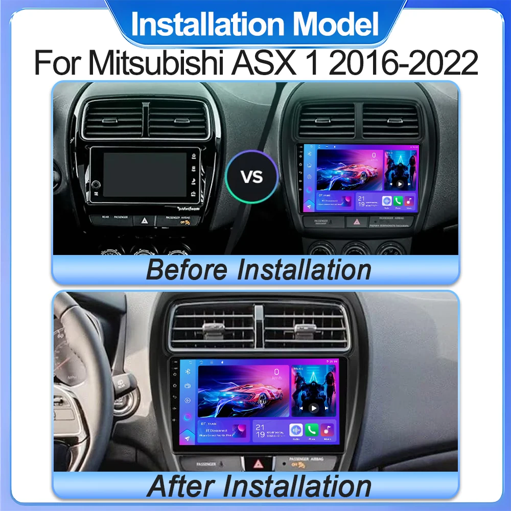 Android 16 For Mitsubishi Asx 1 2016 2017 2018 2019 2020-2022 Car Radio Multimedia Video Player Gps Stereo Carplay 4g Head Unit
