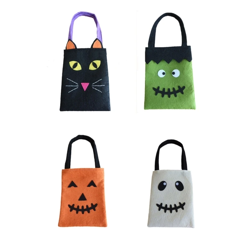 Многоцелевой Хэллоуин Tote Candy Bag Тыква Новогодний Фестиваль Вечеринка