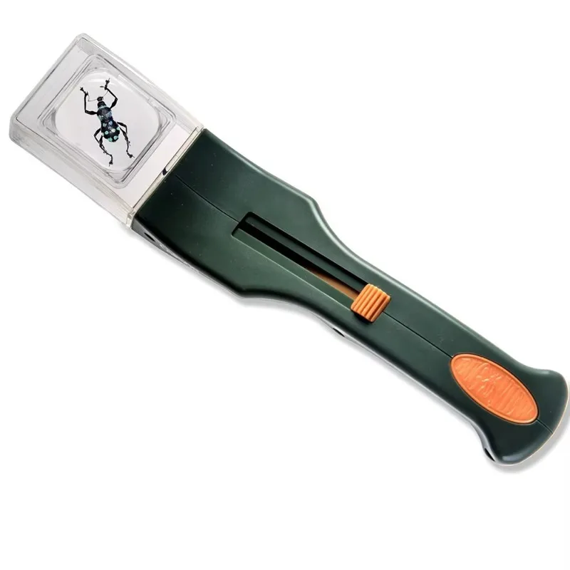 

Kids Safe Insect Catcher Upgraded Handheld Clamp Tool with Magnifying Glass Bee Spider Cockroach Capture Release Kit