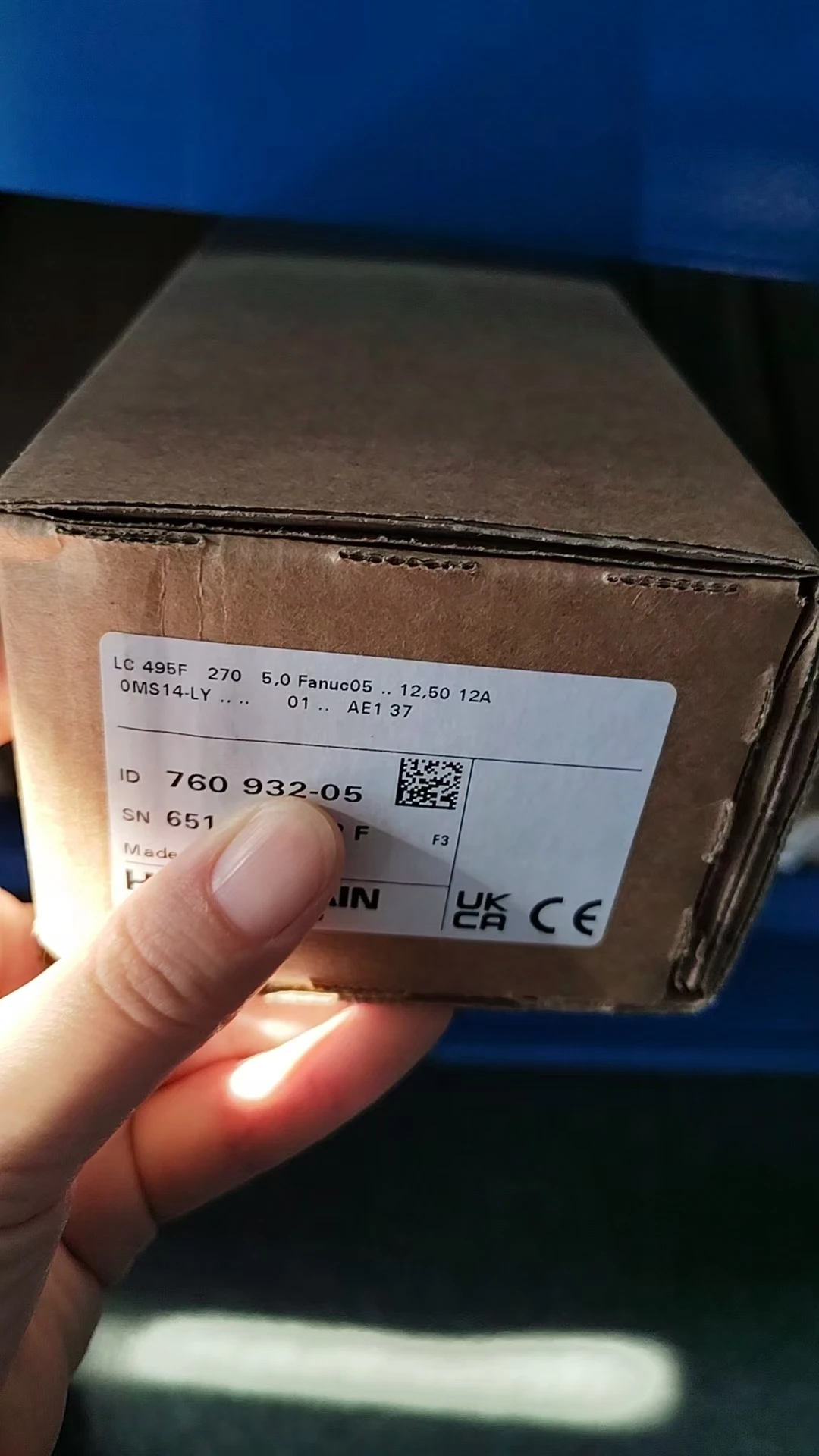 Brand new, original Heidenhain CNC linear scale ID 760932-05
