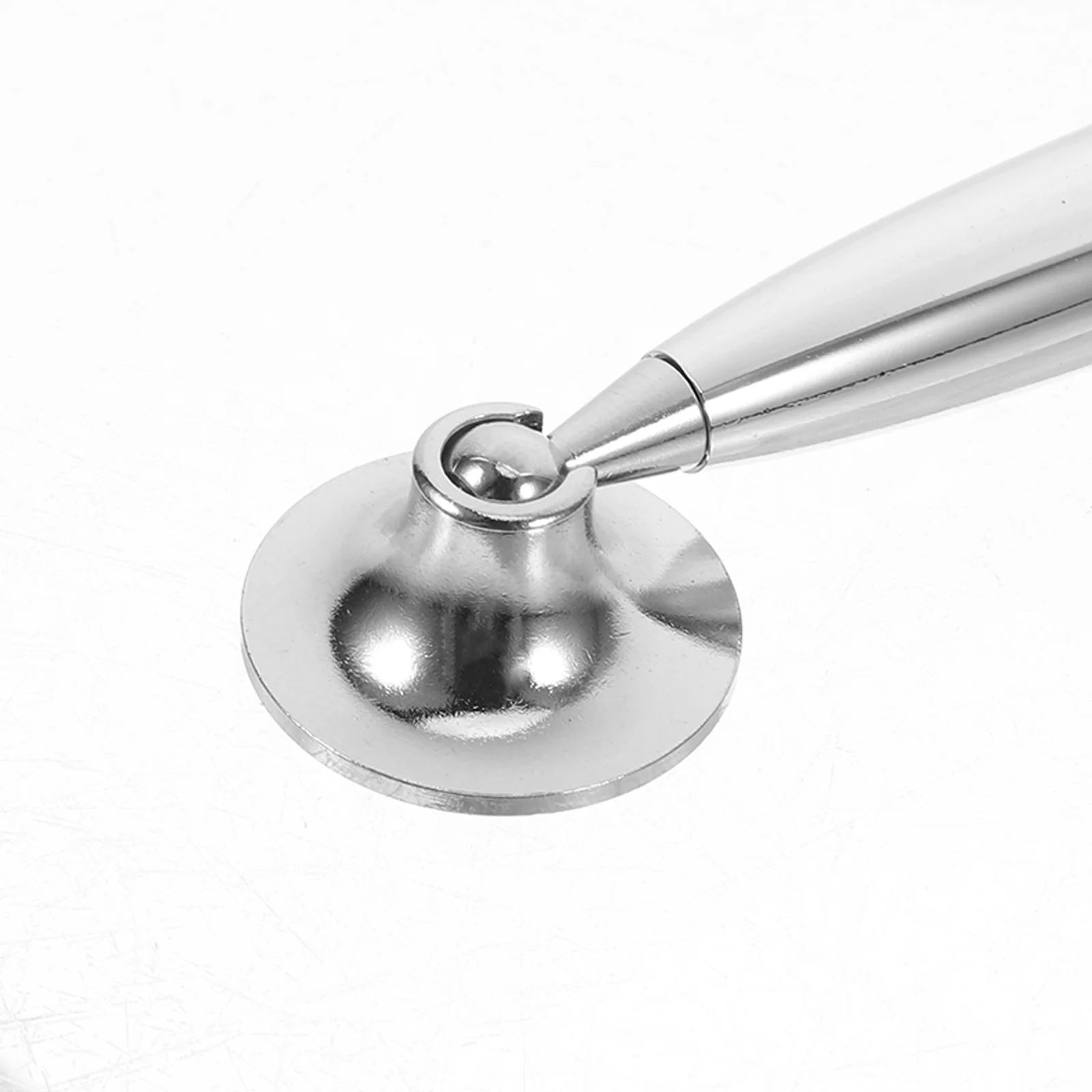 4 قطعة معدنية واحدة للمكتب قاعدة دوارة تصميم بسيط حامل مكتب مدرسة فندق استخدام حامل القلم الرصاص قاعدة نافورة #5