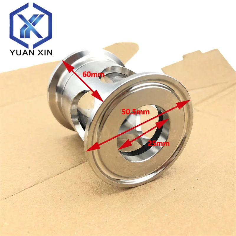 TC50.5mm Observation Mirror Mini Observation Window Inner Diameter 25mm Height 60mm