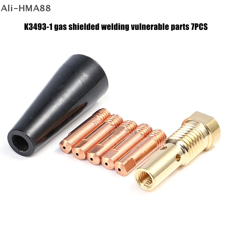 

HMA88-MIG Welding Kit Flux Core Gasless Nozzle 0.8/0.9mm Brass Welding Tips Replace MIG Welder Accessories