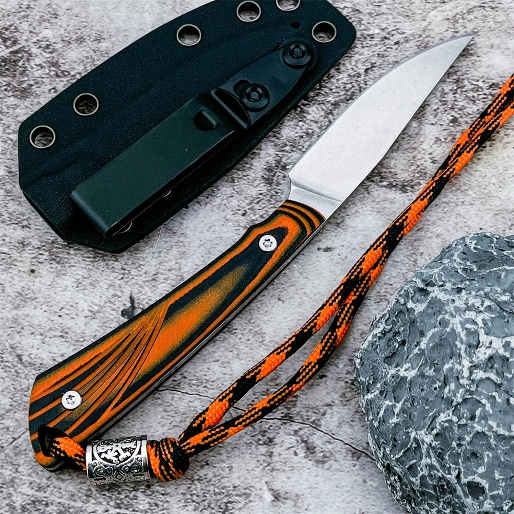 

Лидер продаж, нож с фиксированным лезвием и ножнами, 8Cr13Mov, лезвие G10, ручка для уличного туризма, кемпинга, туризма, EDC, переносной нож высокой твердости