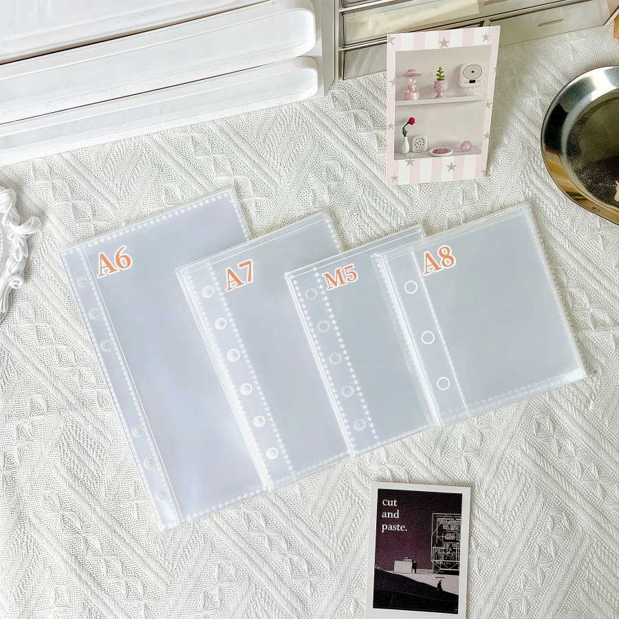 10/20/30/50 قطعة/حقيبة M5/A6/A7 حافظة شفافة، غطاء حماية بلاستيكي، كتاب ملصقات محمول، مجلد، مادة Pp عالية الجودة، خالية من الأحماض، تخزين آمن، أوراق نقدية عالية، يمكن استخدامها لتخزين المجوهرات، وبطاقات الصور الصغيرة المختلفة #2