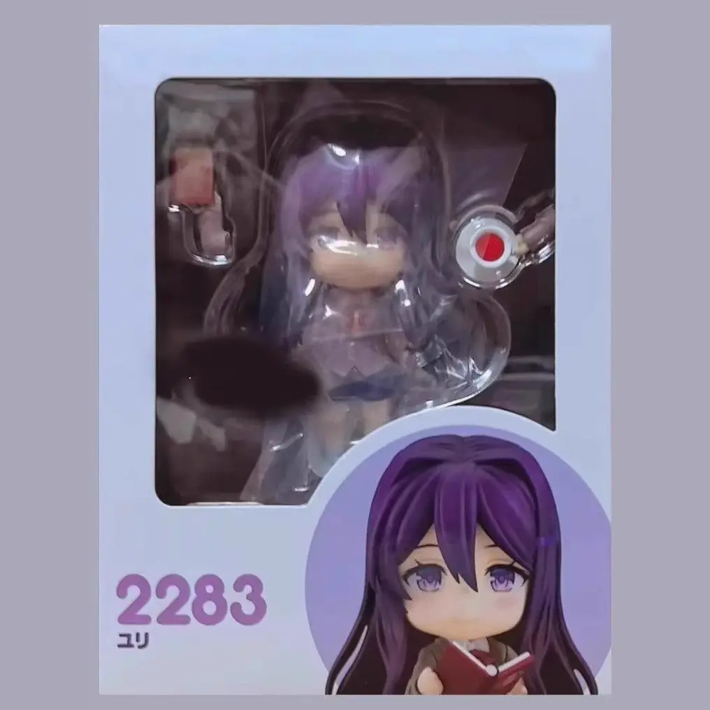 Anime Doki Doki Literature Club Q Version #2283 Yuri #1817 Monika #2250 Sayori #2077 Natsuki Action Figures Models Decor Gifts