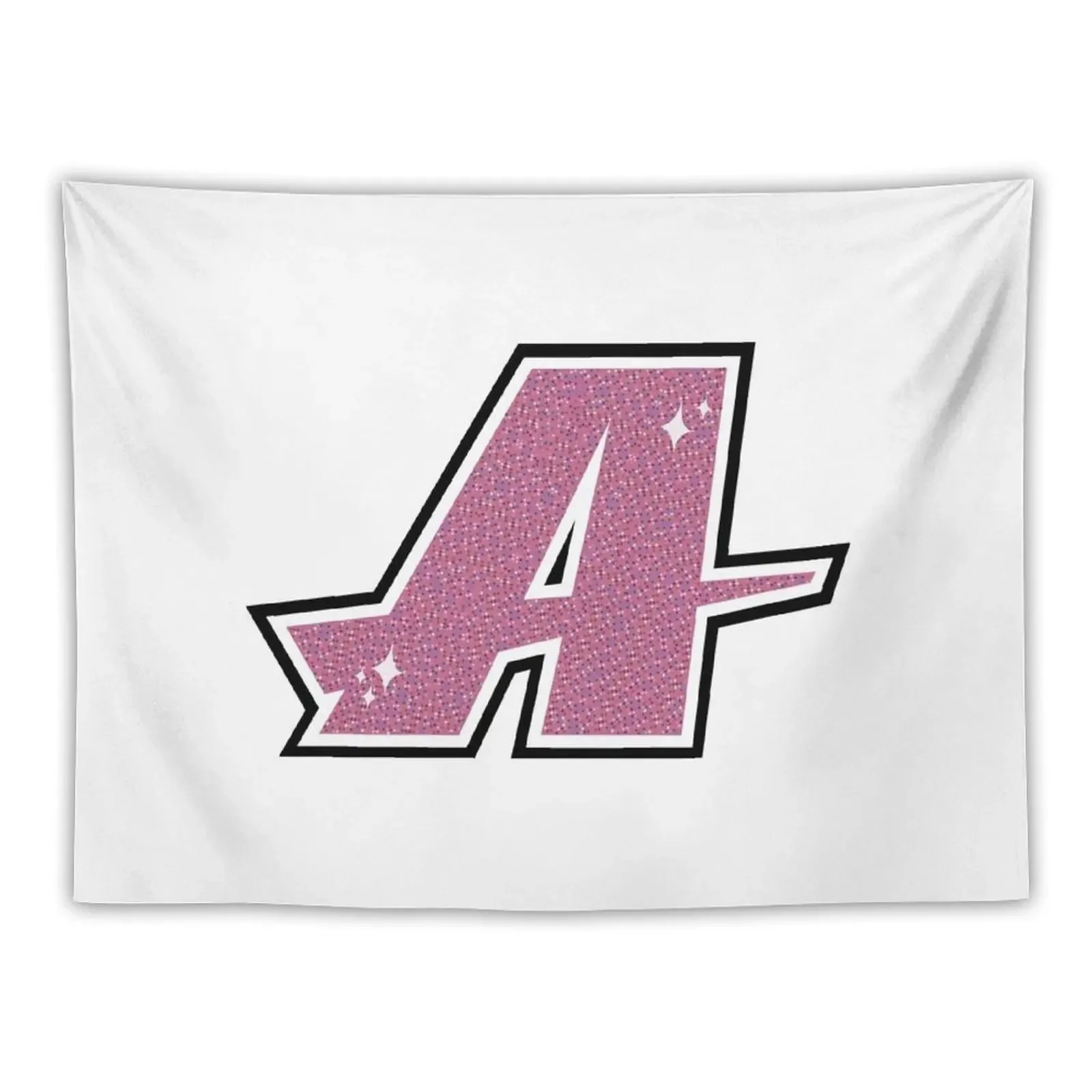 Sparkly Assumption College Letter A Tapestry Korean Room Decor Outdoor Decor Tapestry