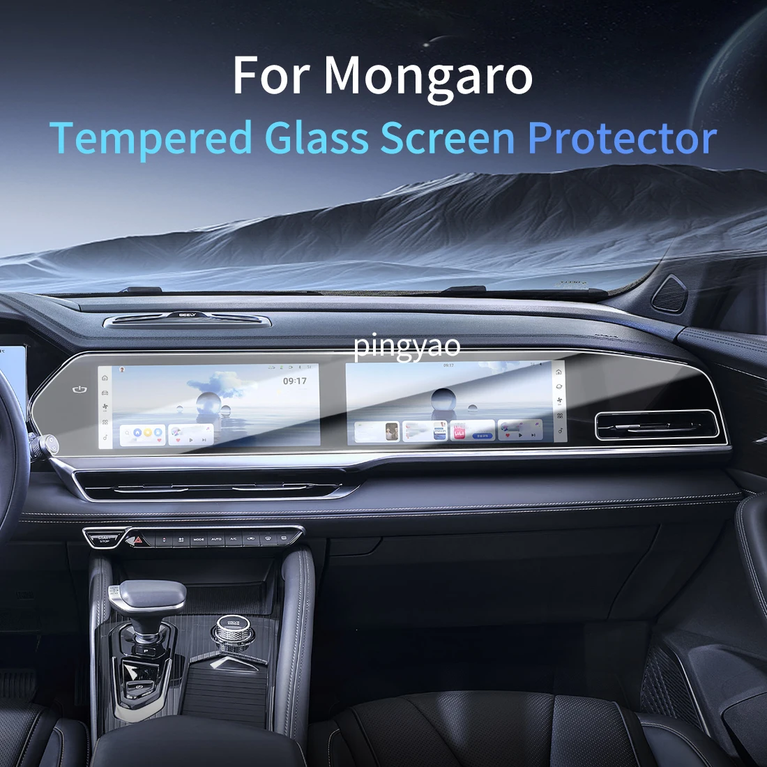 

Car Sticker Screen Protector Navigation Display Tempered Glass Protective Film Car Vehicle For24 Geely Auto Mongaro