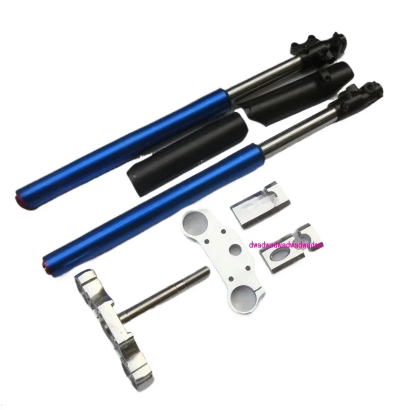 

Передняя вилка для внедорожного мотоцикла, маленькие аксессуары для гонок, перевернутый передний амортизатор 710/800 мм с напряжением