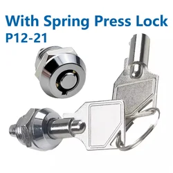 5/10 Sets 2 Position P12-21 Telescopic Cabinet Electronic Key Switch 12mm ON-OFF Lock Phone Security Power Switch