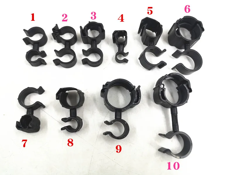 Suitable for Volkswagen Skoda Audi engine compartment water pipe clamp hose clamp buckle double-hole fixing bracket