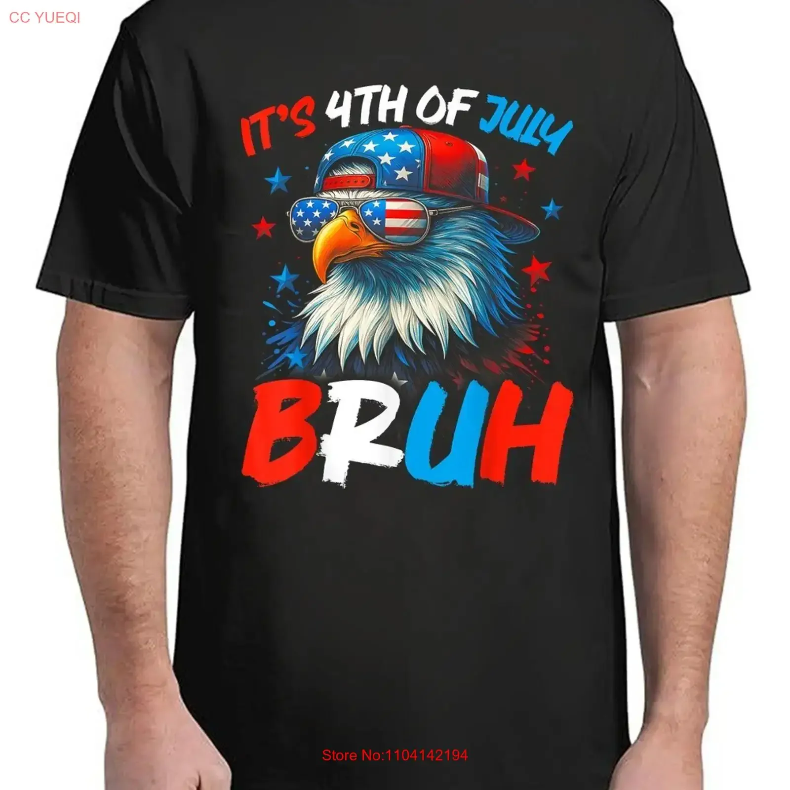 Bruh 4th Of July Fourth Bald Eagle Adult S 4XL T Shirt vintage Washed designer clothes streetwear Slightly Stylish Casual