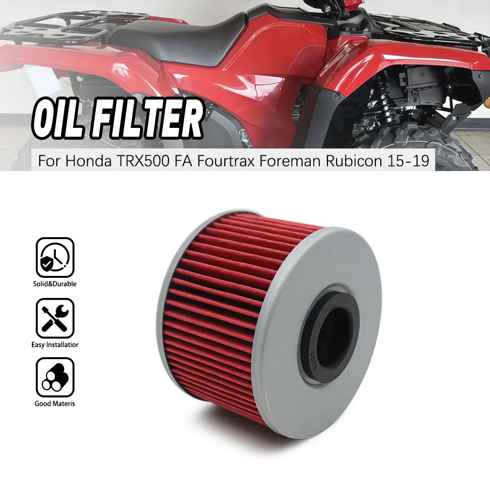 

Motorcycle Hiflo HF114 Oil Filter For Honda TRX500 FA Fourtrax Foreman Rubicon 2015-2019 Motorcycle
