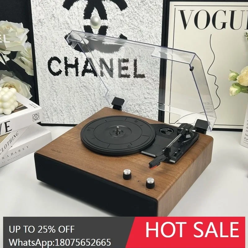 MJY Retro Vinyl Record Antique Gramophone with Independent Sound Chamber Living Room Decoration