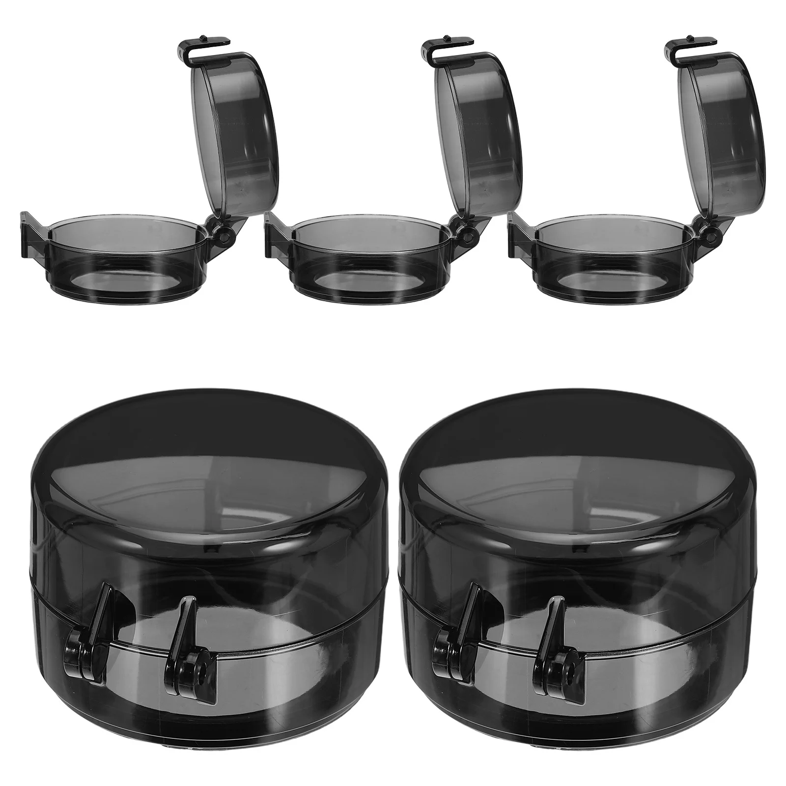 

5Pcs Gas Stove Knob Safety Covers Child Proof Protector Plastic 4.2cm Inner Diameter Gas Stove Burner Knob Guard Oil Proof Heat