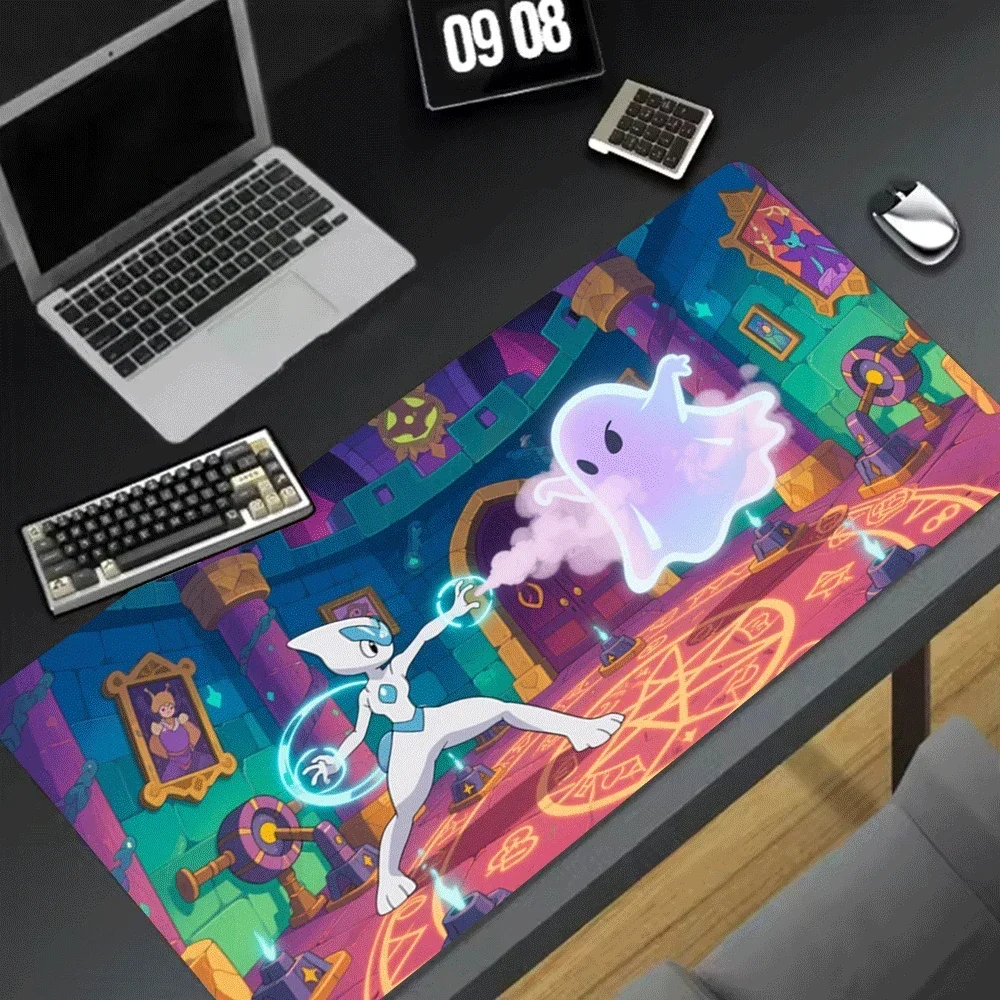 

Charmander Mouse Pads Simple Gamers Desk Pads Eevee Waterproof Diy Desk Set Customized Pads Psyduck Diy