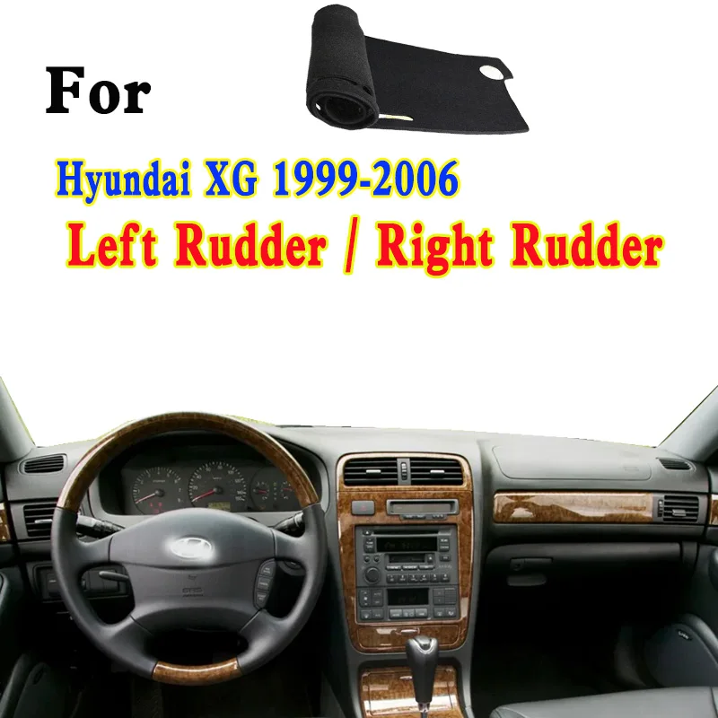 For Hyundai XG300 250 350 1999-2006 Car-Styling Dashmat Dashboard Cover Instrument Panel Insulation Protective Pad Ornaments