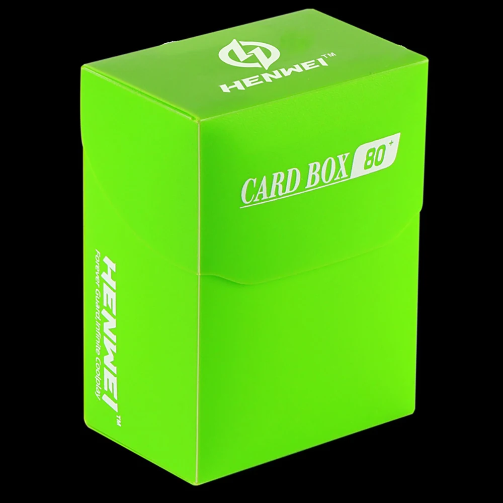 80 + Card Deck Box PP Materiaal Draagbare Veel Kleur TCG Kaarten Case voor MTG/YGO/TCG verzamelen PP Opslag
