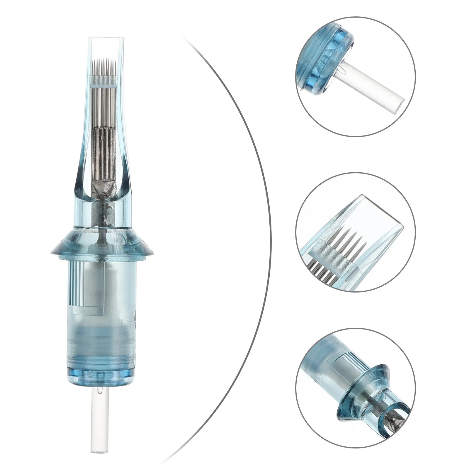 

10Pcs Tattoo Needles Professional Disposable Cartridges 11rm Sterile ABS Material Low Noise Precision Machine Supply