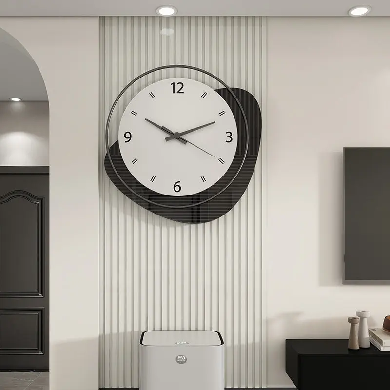 Wall Clock Living Room Luxury-inspired High-end Creative Dining Room Modern Minimalist Reloj Pared Grande Minimalist Bedroom