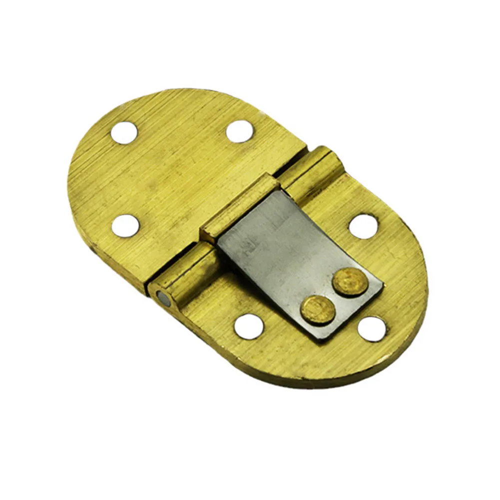 2pc 90° Degrees Brass Copper Flap Hinge Folding Table Roundtable Plane Concealed Hinges Cabinet Door Hinge Cupboard Closet Hinge