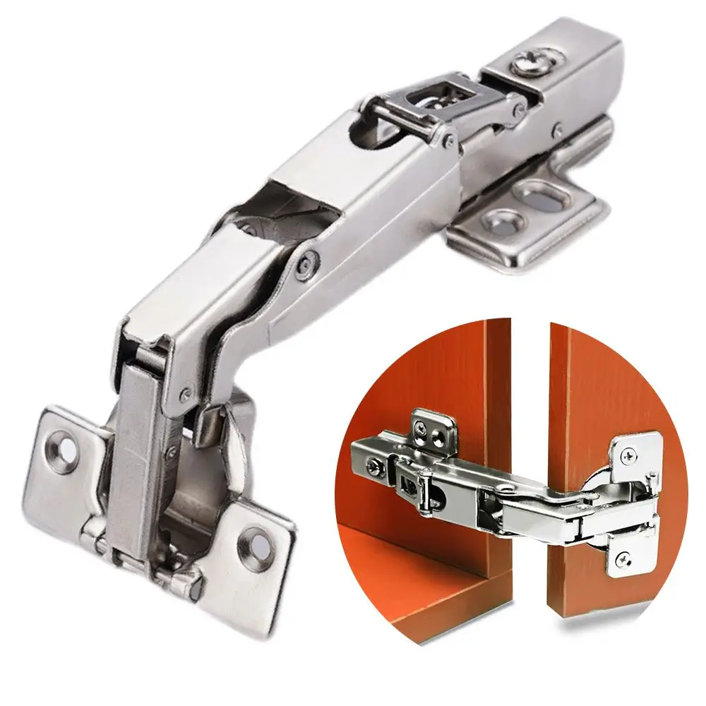 Hardware 165 degrees Hydraulic Folding Damper Buffer Door Hinge Window Accessories Furniture Supplies