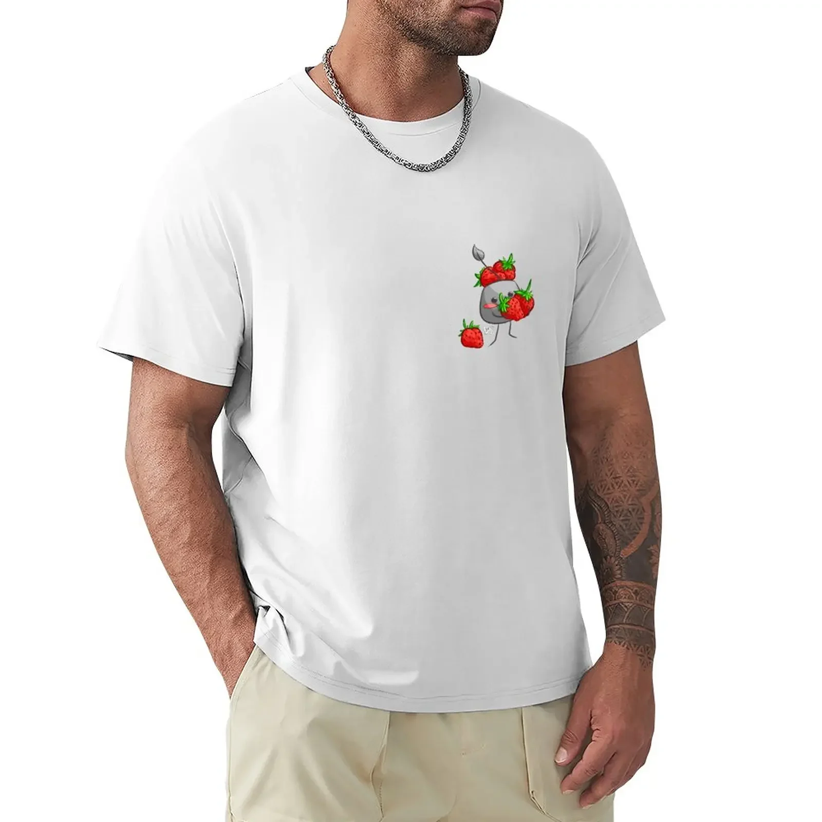 

Stardew Valley: Strawberries T-Shirt sports fans aesthetic clothes mens white t shirts