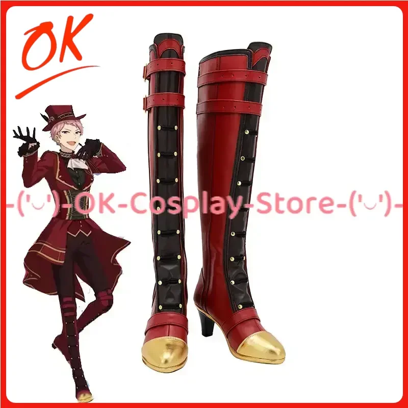

[Customized] Itsuki Shu Cosplay Shoes Game Ensemble Stars Valkyrie Anime Roleplay Prop Halloween Carnival Party PU Leather Boots