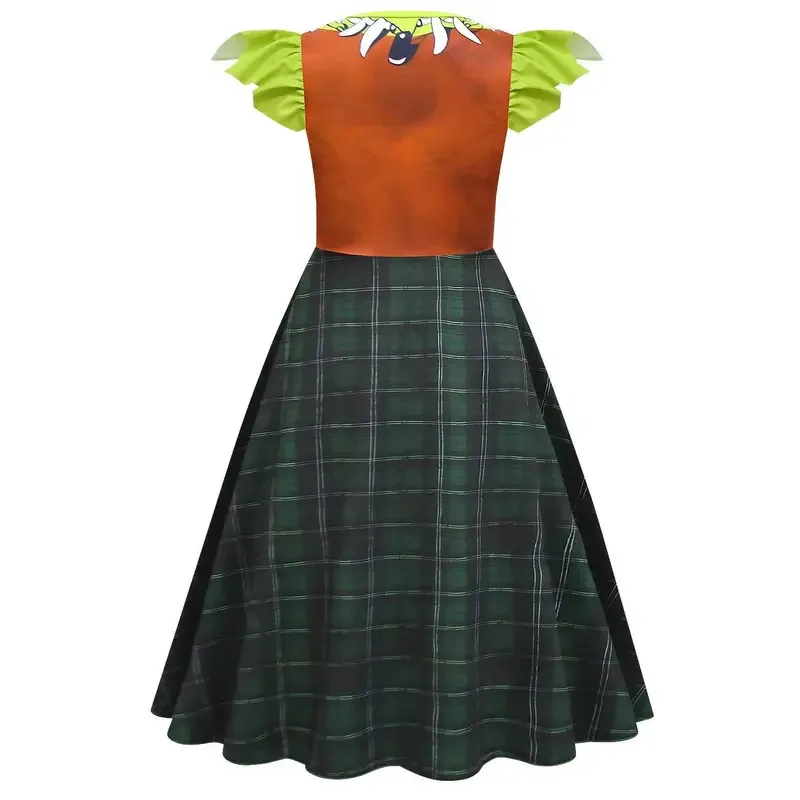 

111 www Children's Shrekes Clothing Baby Girl Cosplay Fiona Princess Dress Halloween Carnival Party Kids Performance Costume Fou