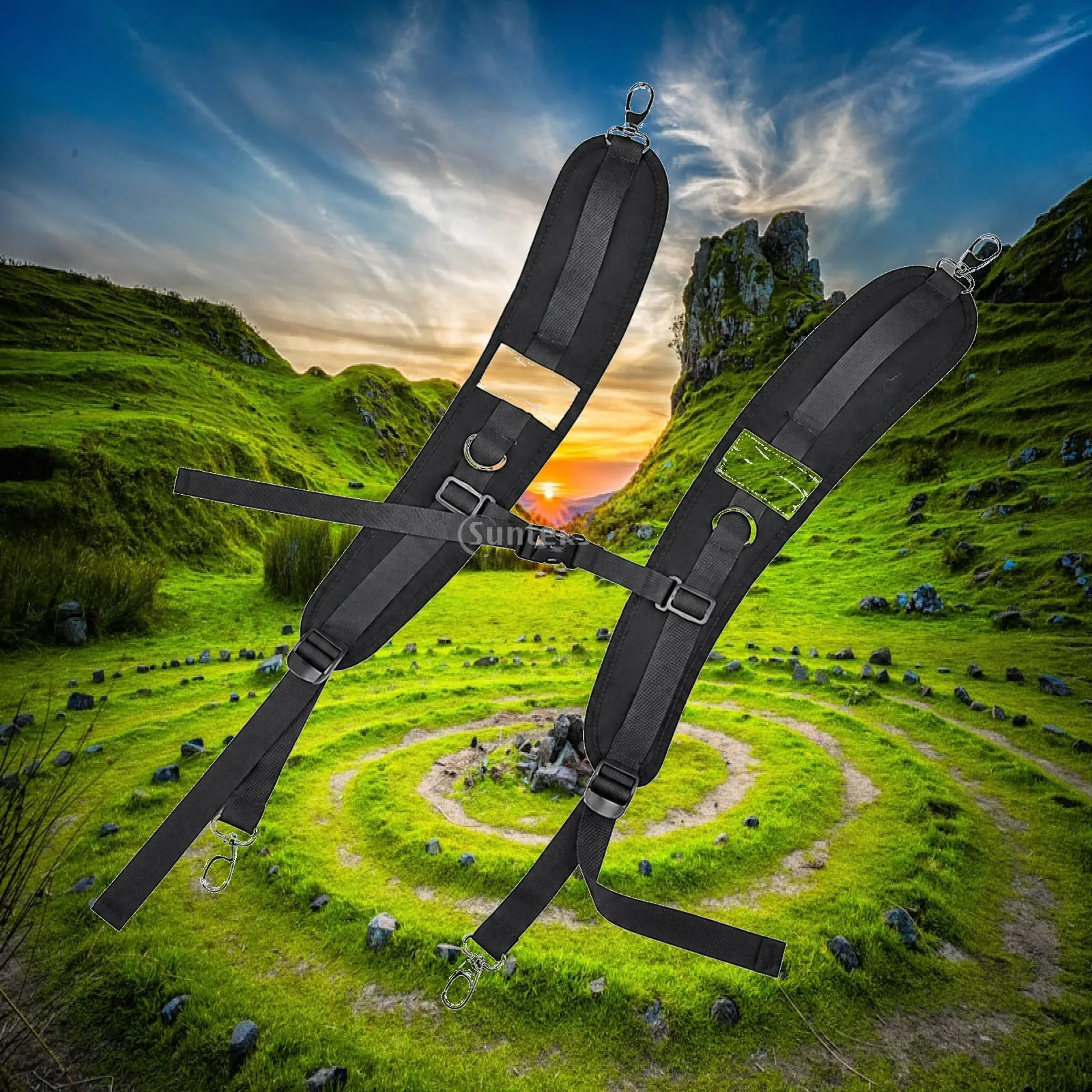 Versatile Camera Strap Harness for DSLR Mirrorless Camera Bag Backpack Support Outdoor Activity Use