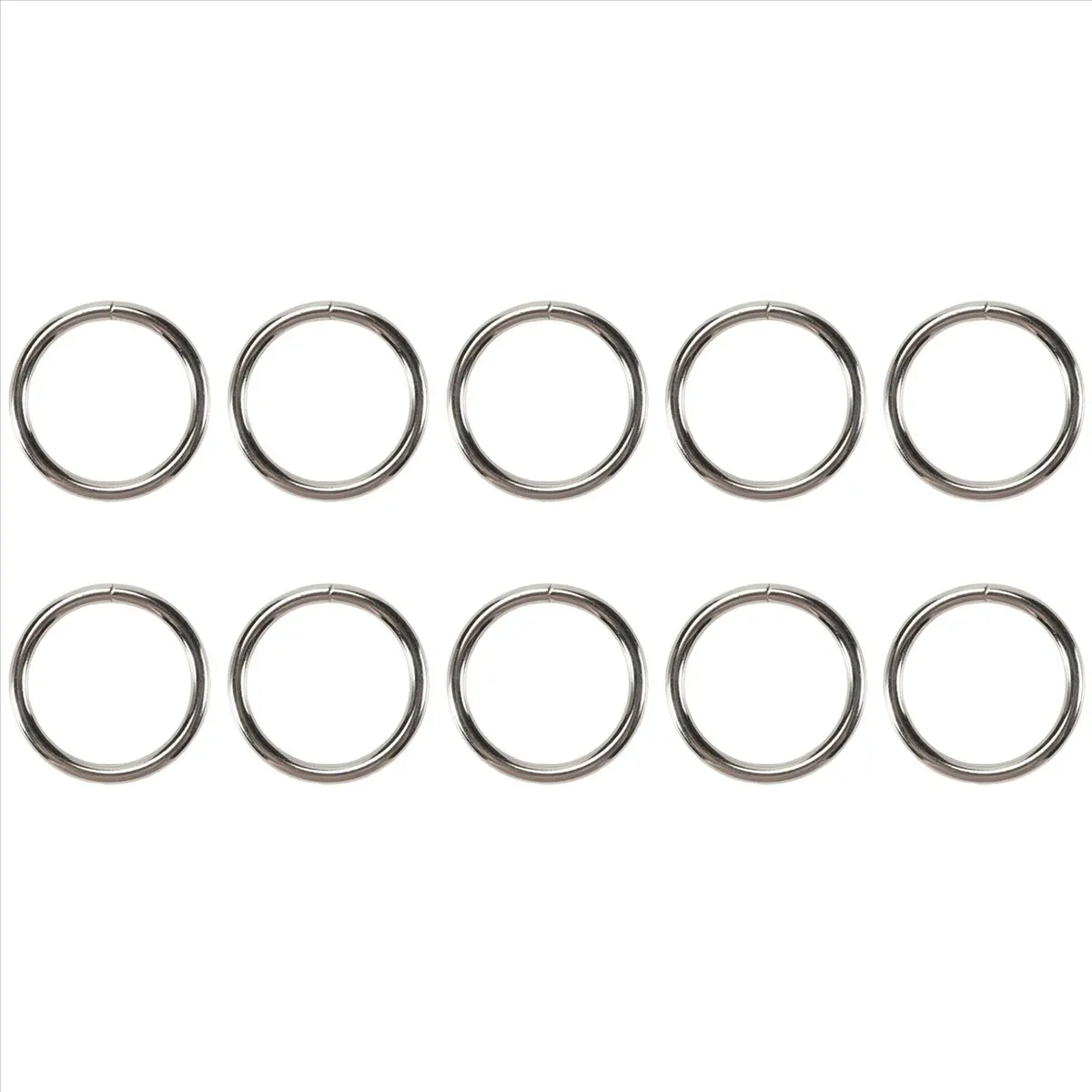 REST Metal Macrame Rings 2 Inch for Macrame Plant Hangers Macrame Kit 10 Pack Metal O Rings Buckle for Macrame Craft Ring