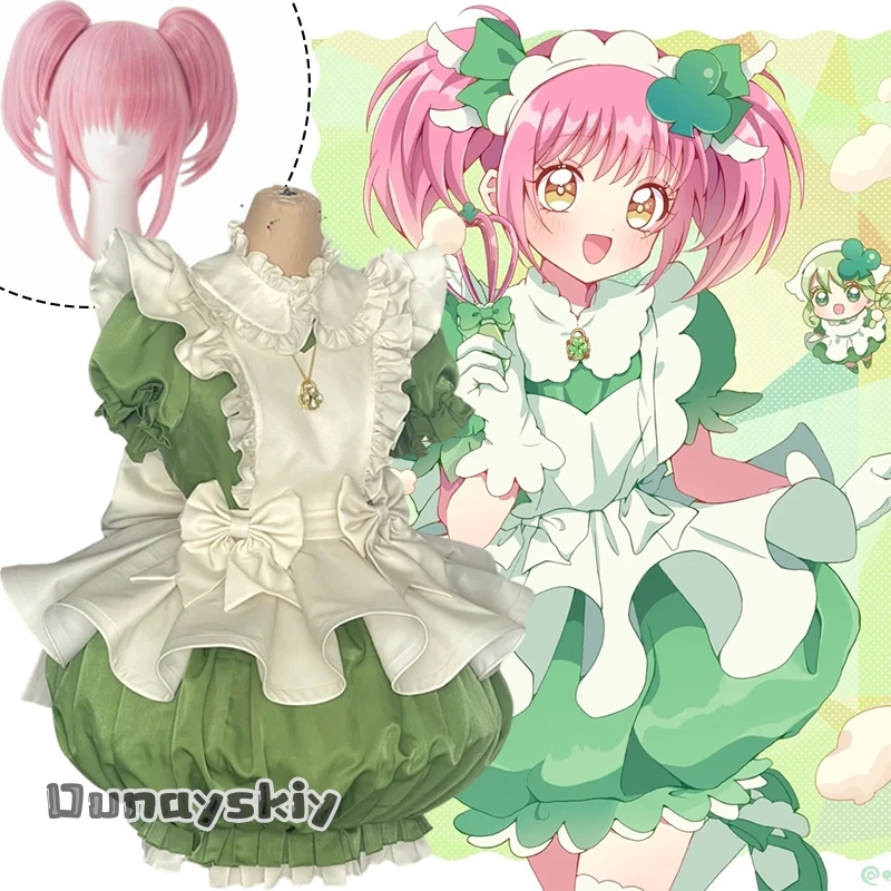 

Аниме Hinamori Amu Suu Косплей Костюм клевера {Amanda Cos}Принцесса Лолита Платье Униформа Хэллоуин Маскировка для женщин Французская горничная
