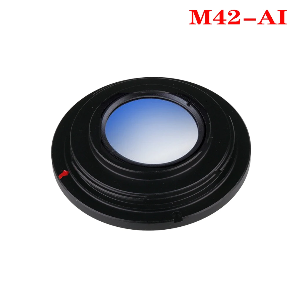 M42-Ai Adapter with Glass Focus Infinity For M42 Screw Lens to for Nikon F Mount Camera SLR DSLR D90 D300s D3200 D7000 D7100