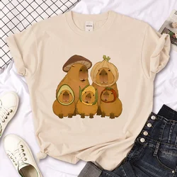 Camisetas De Capibara Capybara para mujer, camisetas gráficas para niña, ropa divertida de los años 2000