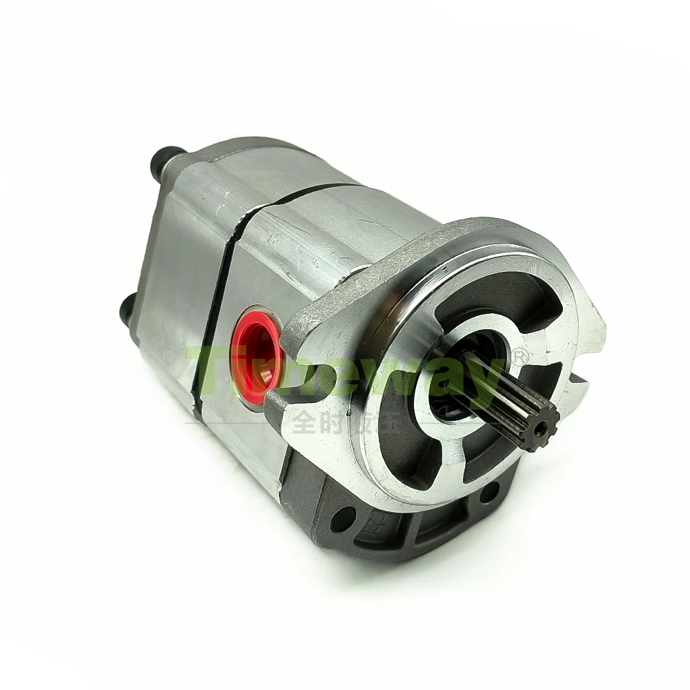 HGP Double Pump Hydraulic Gear Pump HGP-3AT-F12R/F3R HGP-3AT-F10R/F3R HGP-3AT-F10R/F10R Clockwise 1 inlet 2 outlet ports