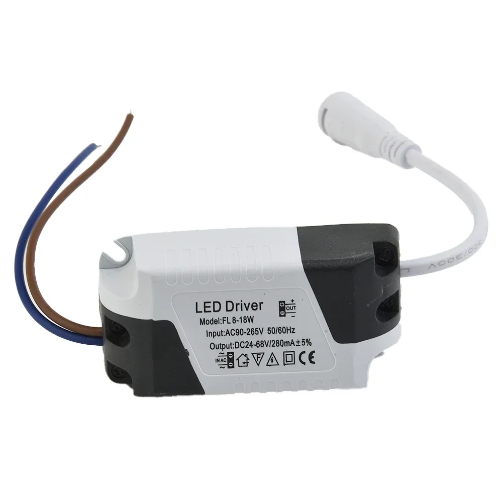 Pilote LED 18W 90-265V 8-18W/8-24W, protection éclairage, panneau aved, alimentation de lampe, adaptateur étanche tension courant