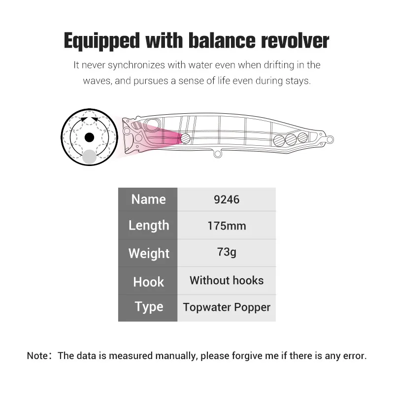 Noeby Feed Popper – Señuelo de superficie para atún y amberjack - imagen 5