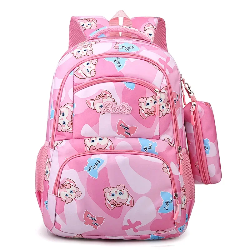 Children Primary Schoolbag Student Backpack Boy Girl Lightweight Shoulder Book Bag Kids Printed Cartoon Large Capacity Schoolbag