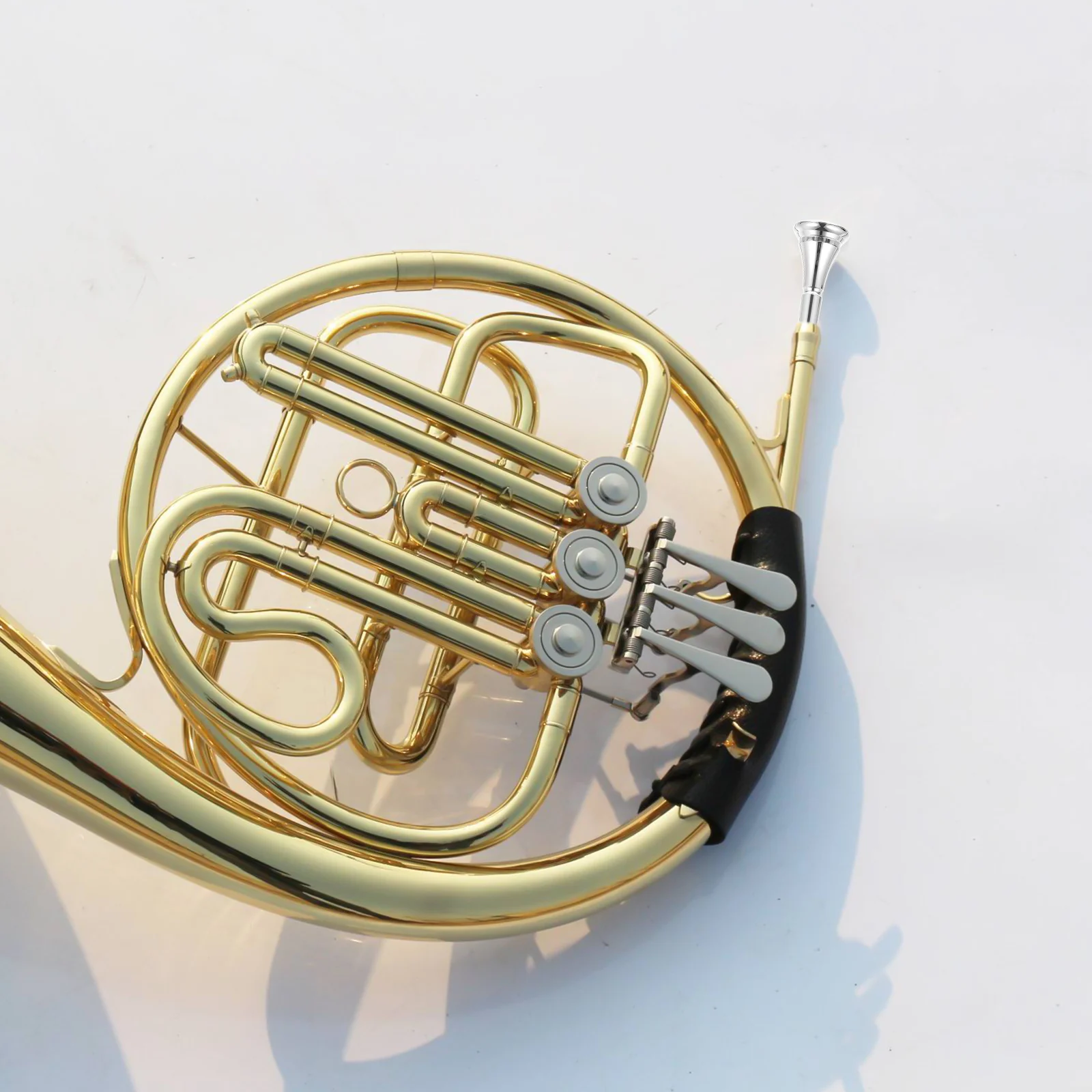 

French Horn Mouthpiece Pure Copper Durable Smooth Easy Clean Excellent Sound Portable Suitable Students Professionals Musical