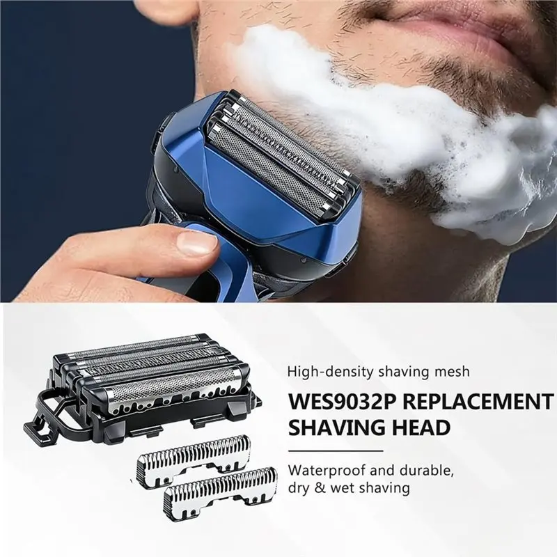 Replacement Foil And Inner Blade WES9032P For Panasonic For ARC5 5-Blade Shaver Models ES-LV97-K ES-LV67-K