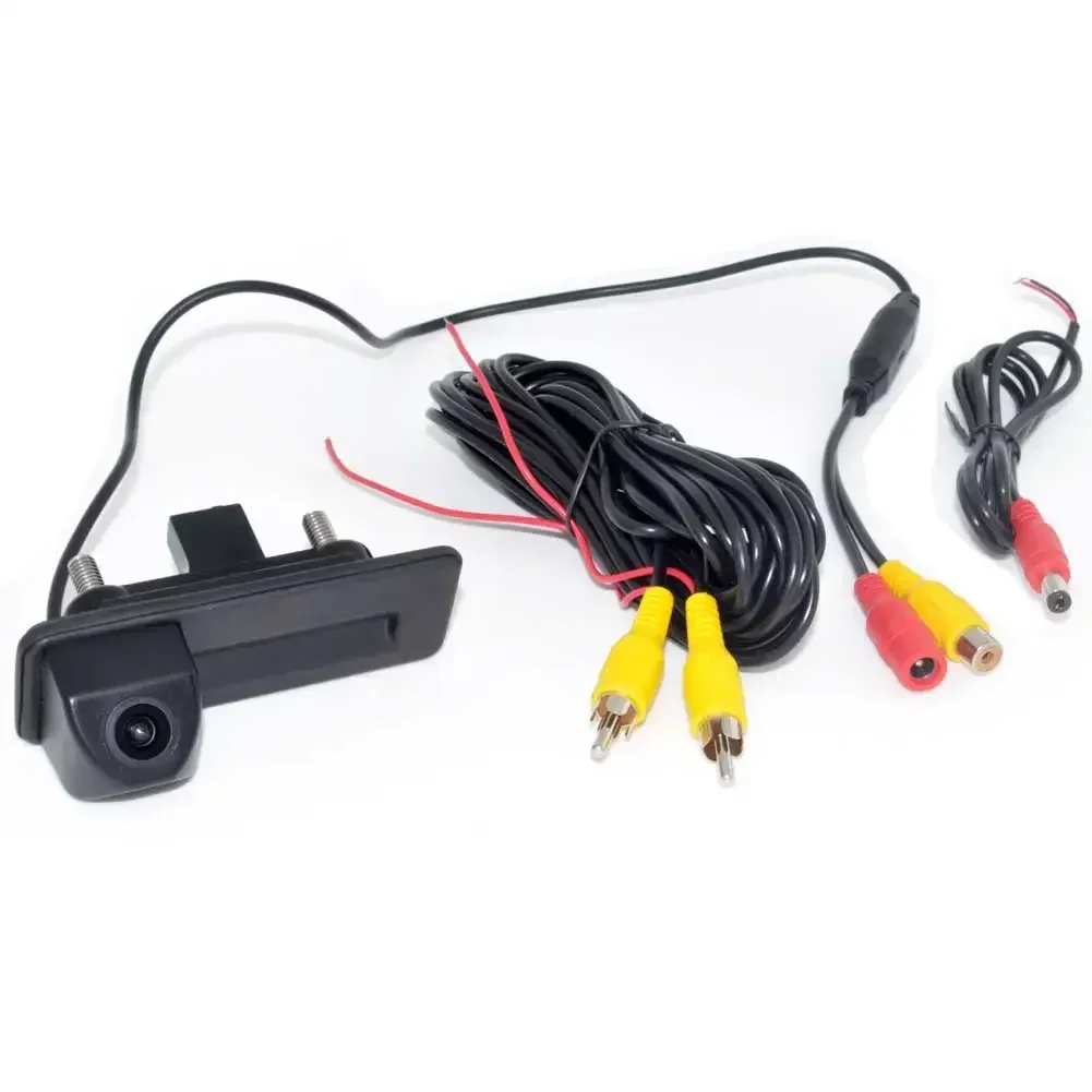 Dynamic Trajectory Tracks Parking Line RearView Reverse Trunk Handle Camera For AudiA1 Skoda Roomster Fabia Octavia Yeti Superb
