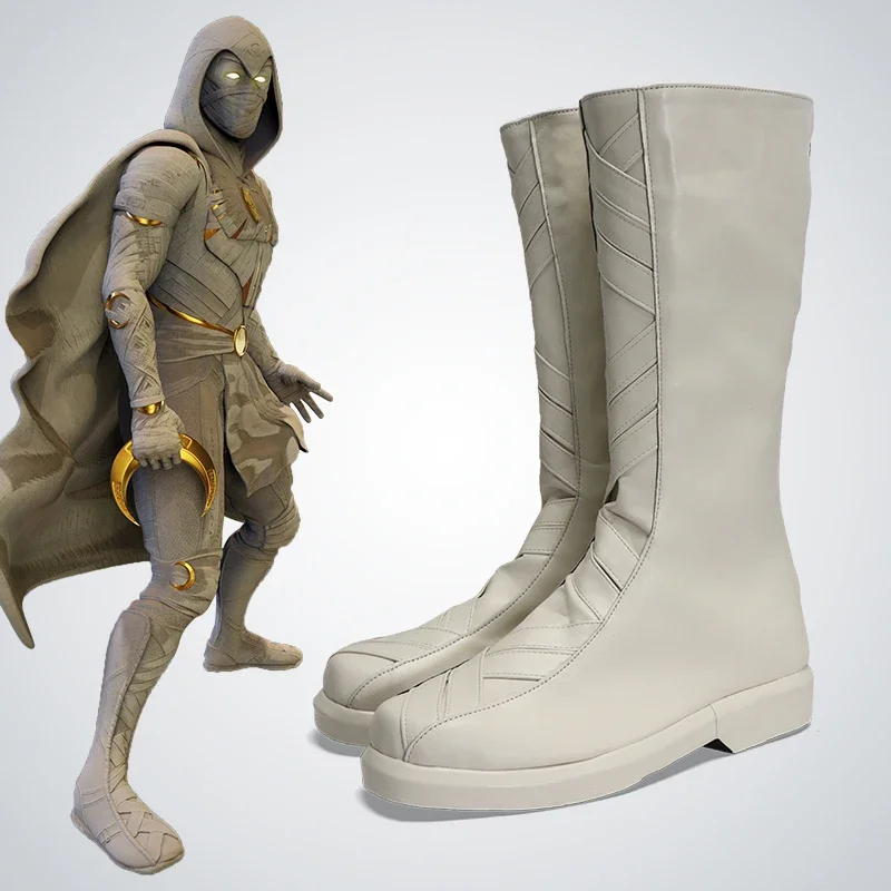 

Cosplay Shoes Moon Knight Marc Spector Cosplay Boots Halloween Props Halloween Party Accessories Customization