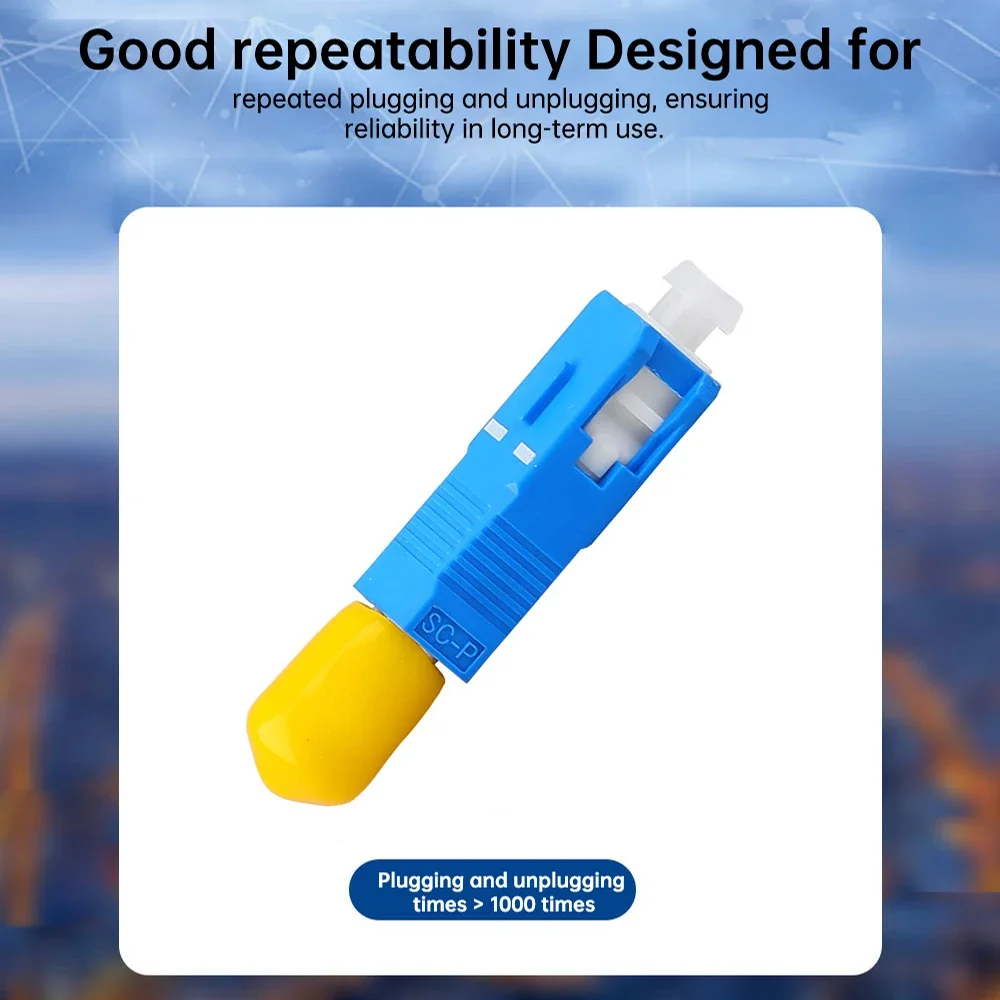 ZoeRax SC Male to ST Female UPC Симплексный оптоволоконный разъем - FTTH Red Light Pen OTDR Переходник для измерителя оптической мощности